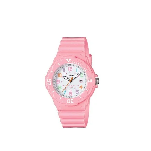 Casio Analog Pink Band Watch for Women - LRW-200H-4B2VDF