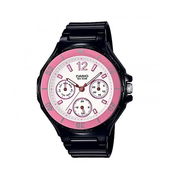 Casio Casual Black Band Analog Watch for Women - LRW-250H-1A3VDF