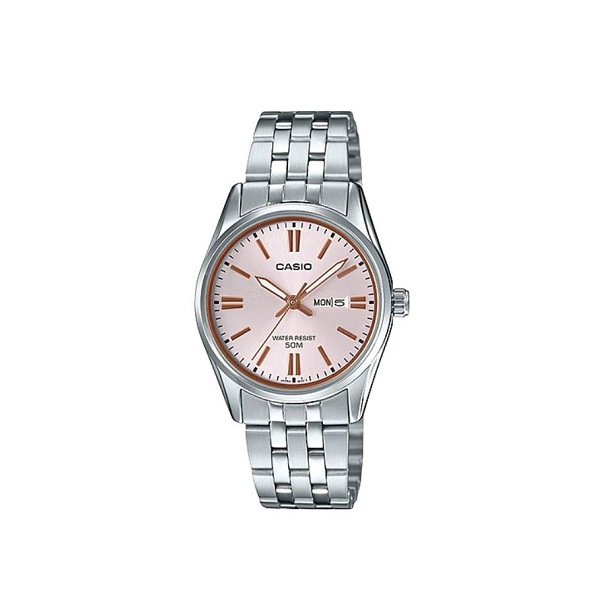 Casio Analog Stainless Steel Watch for Women - LTP-1335D-4AVDF
