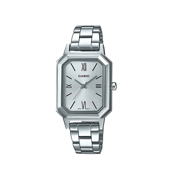 Casio Stainless Steel Grey Dial Watch for Women - LTP-E168D-7BDF