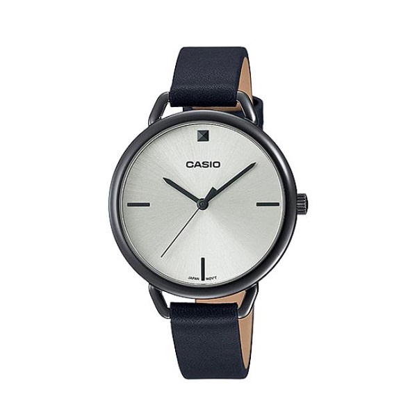 Casio Leather Band Analog Dress Watch for Women - LTP-E415GRL-1CDF