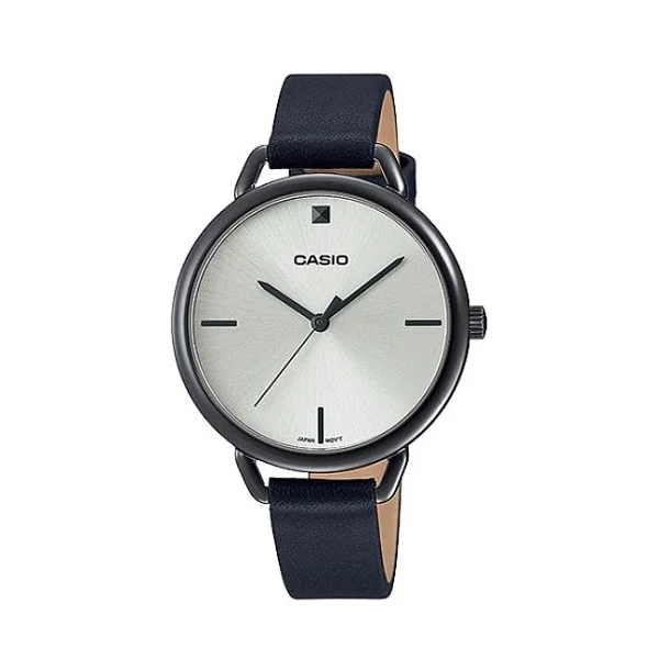 Casio Leather Band Analog Dress Watch for Women - LTP-E415GRL-1CDF