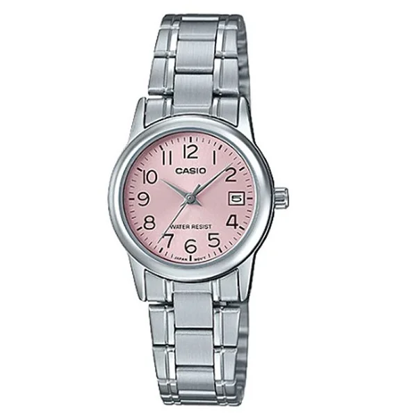 Casio Analog Steel Watch for Women - LTP-V002D-4BUDF