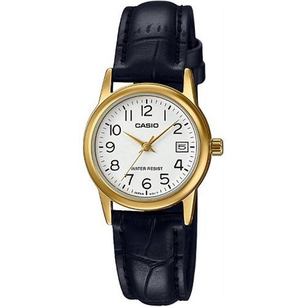 Casio Women's Analog Leather Watch - LTP-V002GL-7B2UDF