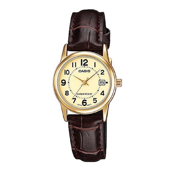 Casio Standard for Unisex - Analog Leather Band Watch - LTP-V002GL-9BUDF