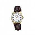 Casio Women's  Brown Genuine Leather Band Analog Watch - LTP-V005GL-7AUDF