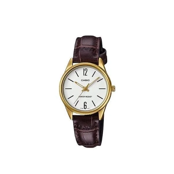 Casio Leather Band Analog Ladies Watch - LTP-V005GL-7BUDF
