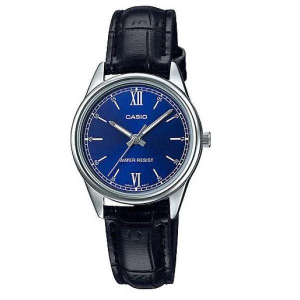 Casio Analog Leather Band Watch for Women - LTP-V005L-2BUDF