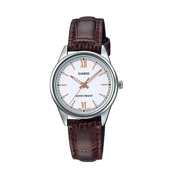 Casio Analog Leather Band Watch for Women - LTP-V005L-7B3UDF
