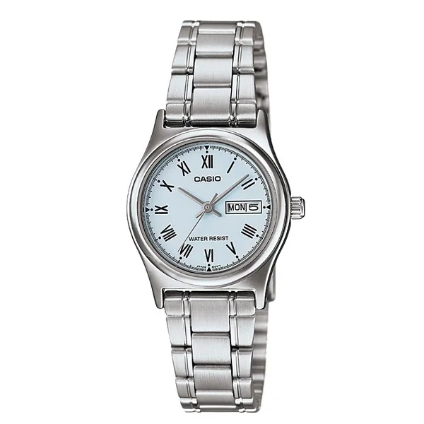 Casio Women Stainless Steel Band Dress Watch - LTP-V006D-2BUDF