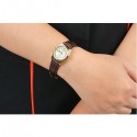 Casio Women's Analog Date Leather Watch - LTP-V006GL-7BUDF