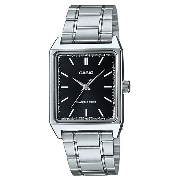 Casio Women Black Dial Stainless Steel Band Dress Watch - LTP-V007D-1EUDF