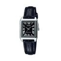 Casio Leather Band Black Dial Analog Watch for Women - LTP-V007L-1BUDF