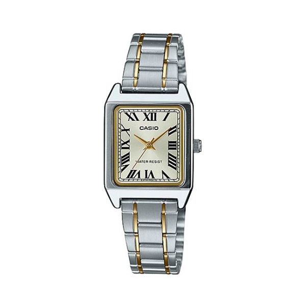 Casio Stainless Steel Analog Watch for Women - LTP-V007SG-9BUDF