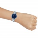 Casio Analog Stainless Steel Band Watch for Women - LTP-VT01D-2BUDF