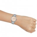 Casio Analog Stainless Steel Band Watch for Women - LTP-VT01D-4BUDF