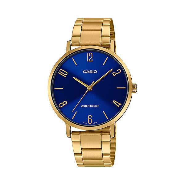 CASIO Ladies' Analog Watch - LTP-VT01G-2BUDF