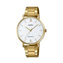 Casio Stainless Steel Analog White Dial Watch for Women - LTP-VT01G-7BUDF