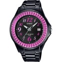 Casio Women's Black Dial Silicone Band Watch - LX-500H-1BVDF