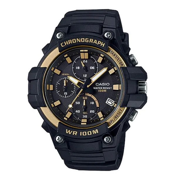 Casio Youth Analog Black Dial Watch for Men - MCW-110H-9AVDF