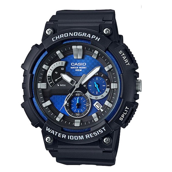 Casio Youth Analog Blue Dial Watch for Men - MCW-200H-2AVDF