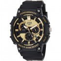 Casio Youth Analog Gold Dial Watch for Men - MCW-200H-9AVDF