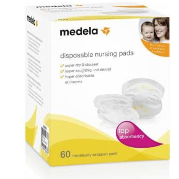 MEDELA Disposable Nursing Bra Pads (Pack of 60) - MED008-0373