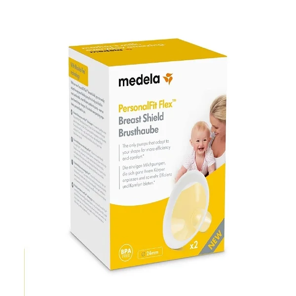 MEDELA Personal Fit Flex Breast Shield 24mm 2pcs, Size - (M) - MED101033964