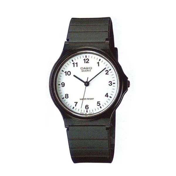 Casio Quartz Resin Casual Watch for Men, Black - MQ-24-7BLDF