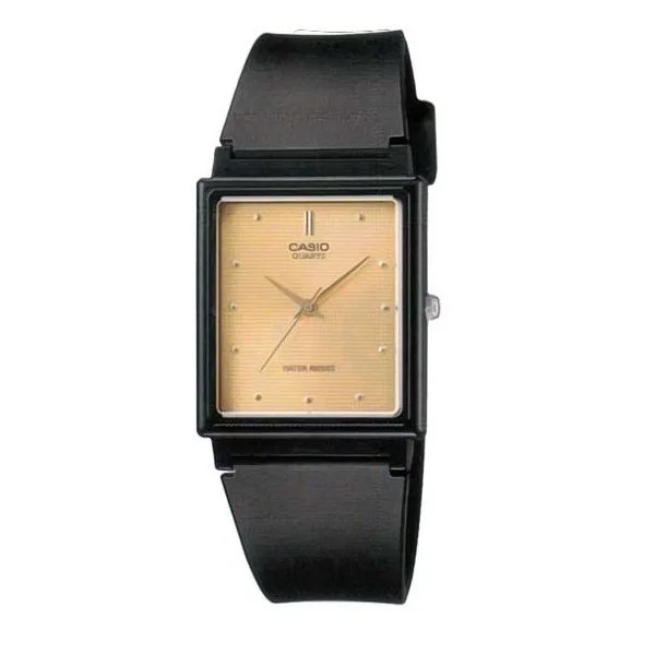 Casio Men's Rectangular Classic 3-Hand Analog Watch - MQ-38-9ADF