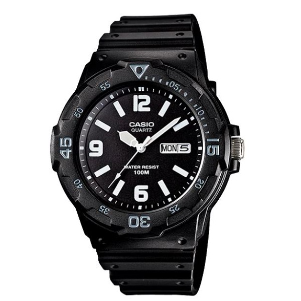 Casio Men's Black Resin Band Watch - MRW-200H-1B2VDF