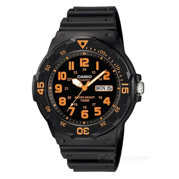 Casio Men Classic Black Resin Strap Watch MRW-200H-4BVDF