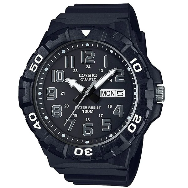 Casio Youth Analog Black Dial Men's Watch - MRW-210H-1AVDF