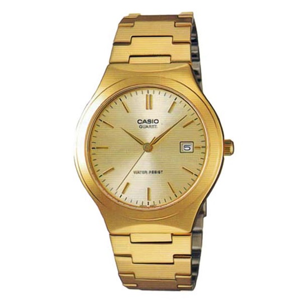 Casio Men's Gold Stainless Steel Strap Watch MTP-1170N-9ARDF