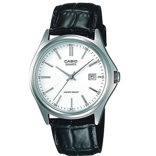 Casio Men - Analog Leather Band Watch - MTP-1183E-7ADF