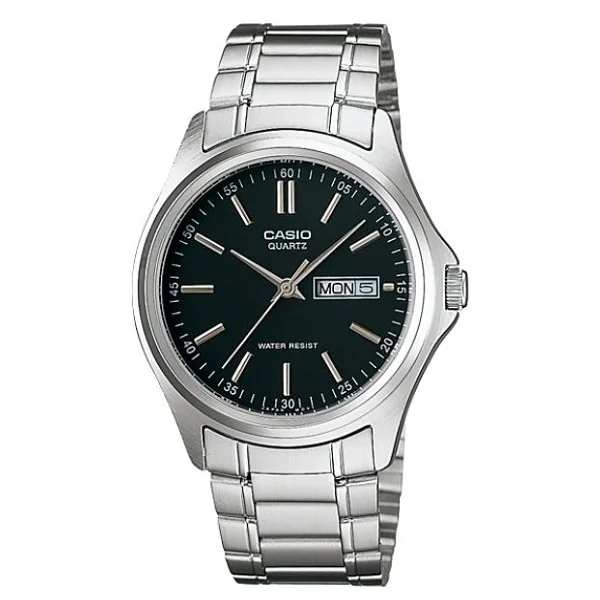 Casio Enticer Analog Black Dial Men's Watch - MTP-1239D-1ADF