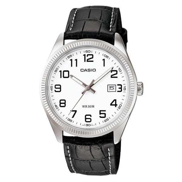 Casio Enticer Analog White Dial Men's Watch - MTP-1302L-7BVDF