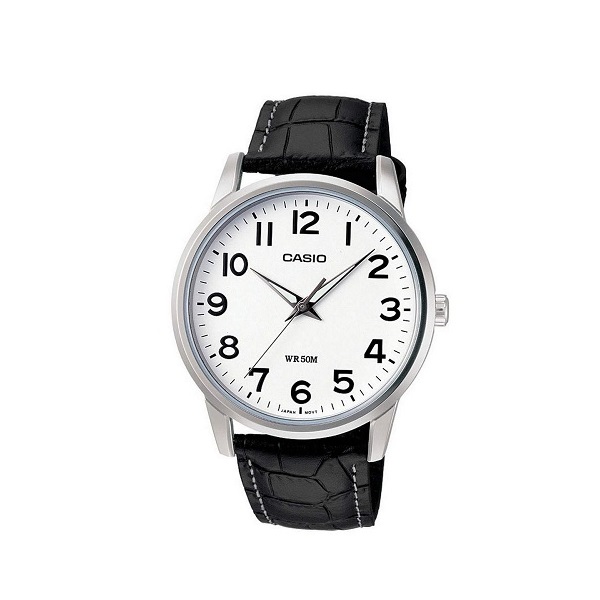 Casio Analog Dial Leather Band Watch for Men  - MTP-1303L-7BVDF