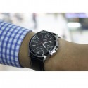 Casio Enticer Chronograph Black Dial Men's Watch - MTP-1374L-1AVDF