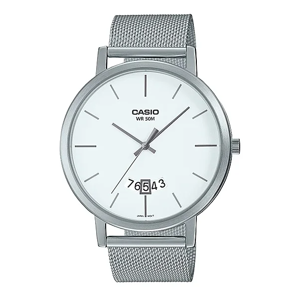 Casio Analog Stainless Steel Dress Watch for Men - MTP-B100M-7EVDF
