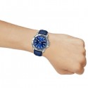 Casio Blue Leather Analog Men's Watch - MTP-V004L-2BUDF