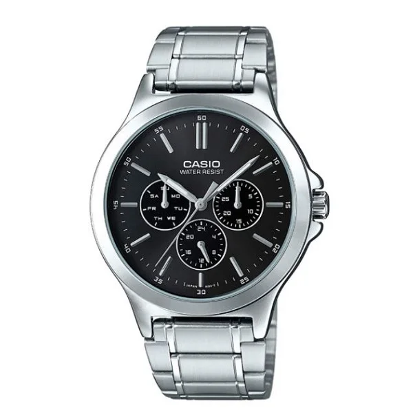 Casio Analog Stainless Steel Dress Watch for Men - MTP-V300D-1AUDF