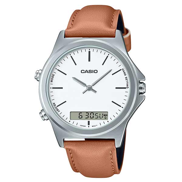 CASIO Analog-Digital Watch for Men - MTP-VC01L-7EUDF
