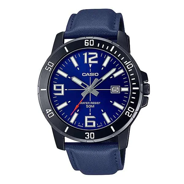 CASIO Analog Watch for Men - MTP-VD01BL-2BVUDF