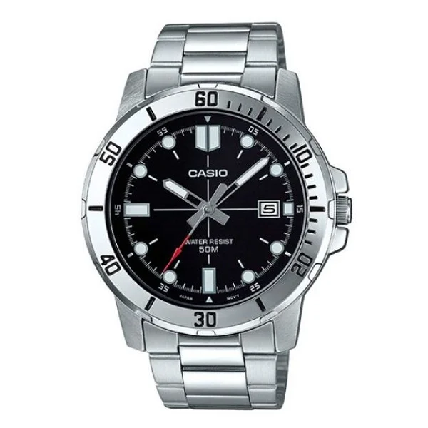 Casio Analog Stainless Steel Band Watch for Men - MTP-VD01D-1EVUDF