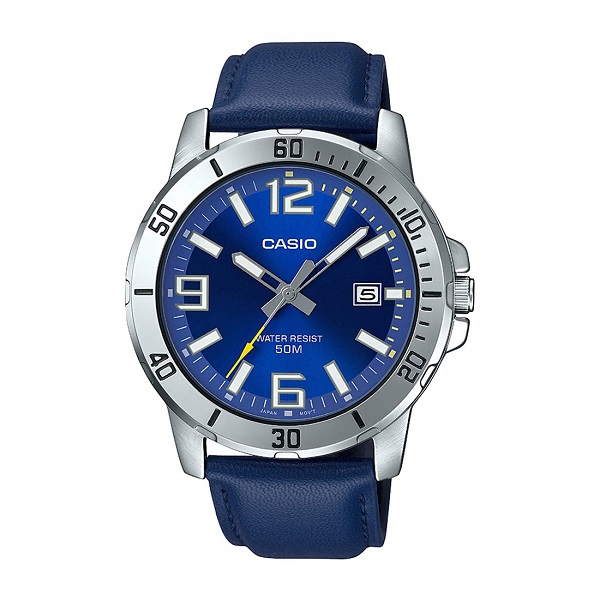 CASIO Enticer Blue Analog Watch for Men - MTP-VD01L-2BVUDF