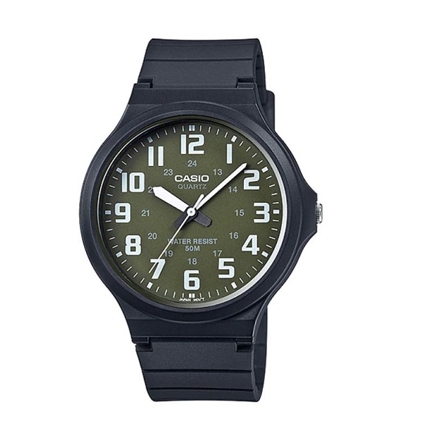 Casio Analog Black Watch for Men - MW-240-3BVDF