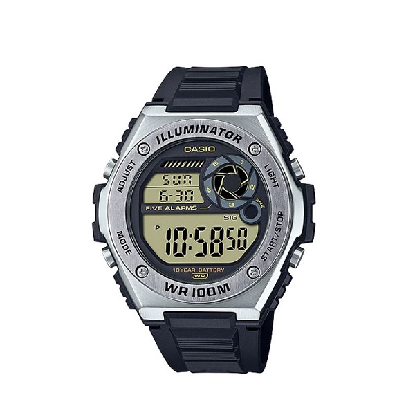 Casio Youth Resin Band Digital Watch for Men - MWD-100H-9AVDF