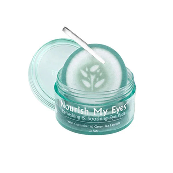 NOURISH MY EYES Cucumber Pads, Set of 36