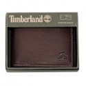 Timberland Men Premium Genuine Leather Billfold Wallet NP0492/01 Brown